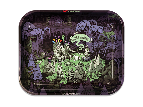 RAWlife Artist Series Ghost Shrimp Rolling Tray