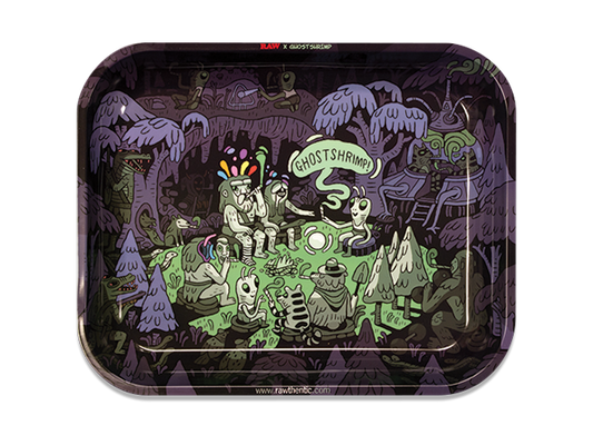 RAWlife Artist Series Ghost Shrimp Rolling Tray